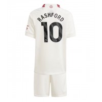 Manchester United Marcus Rashford #10 Fußballbekleidung 3rd trikot Kinder 2023-24 Kurzarm (+ kurze hosen)